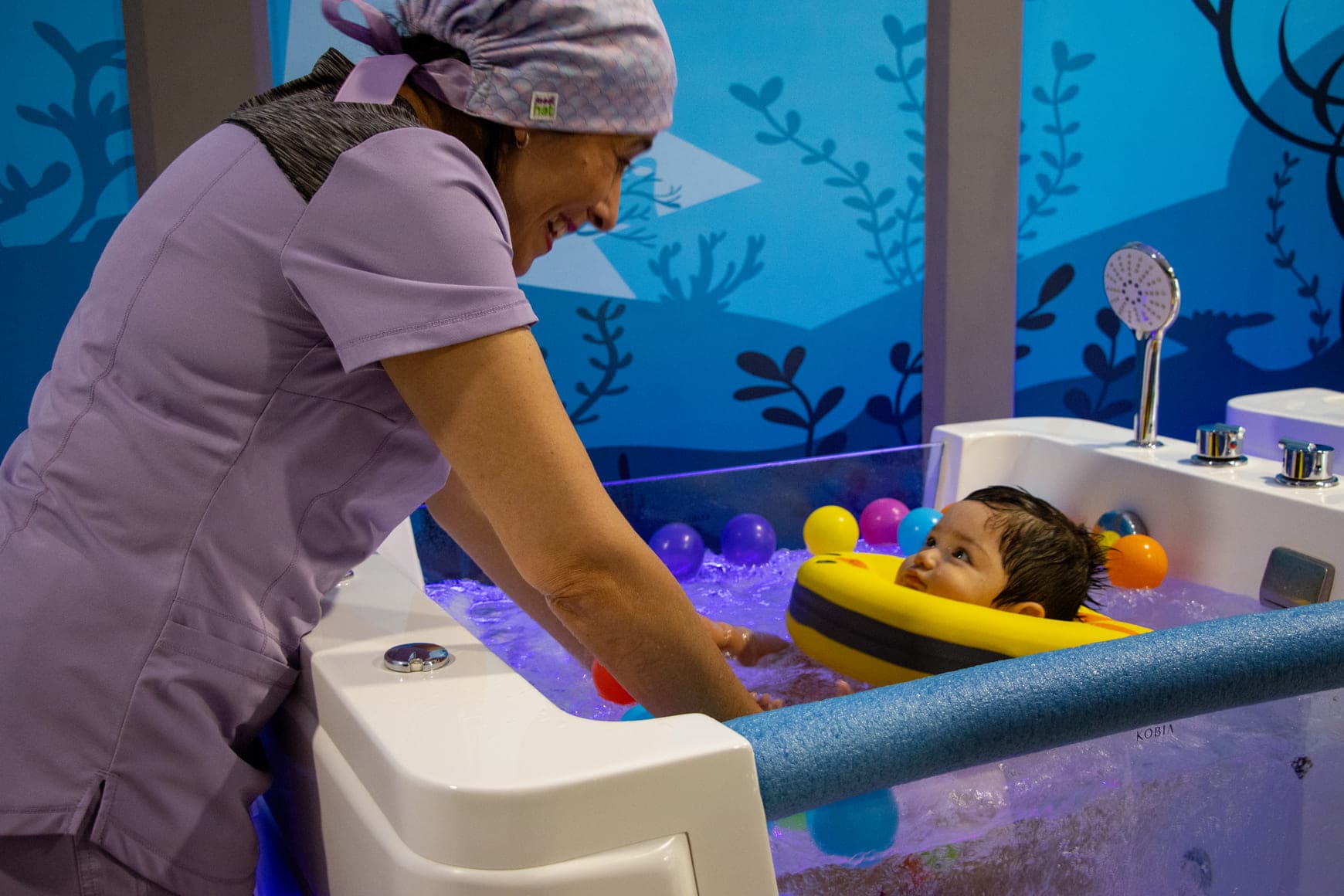 Hidroterapia para Bebés